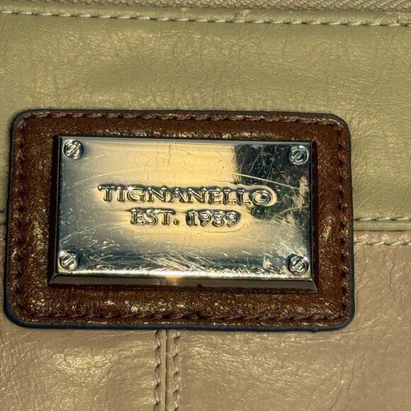 Vintage Tignanello Leather Wallet Wristlet - Picture 2 of 7